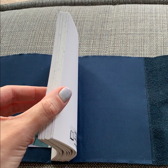 Upcycled leather notebook w/ tie closure - NWOT - Picture 5 of 6